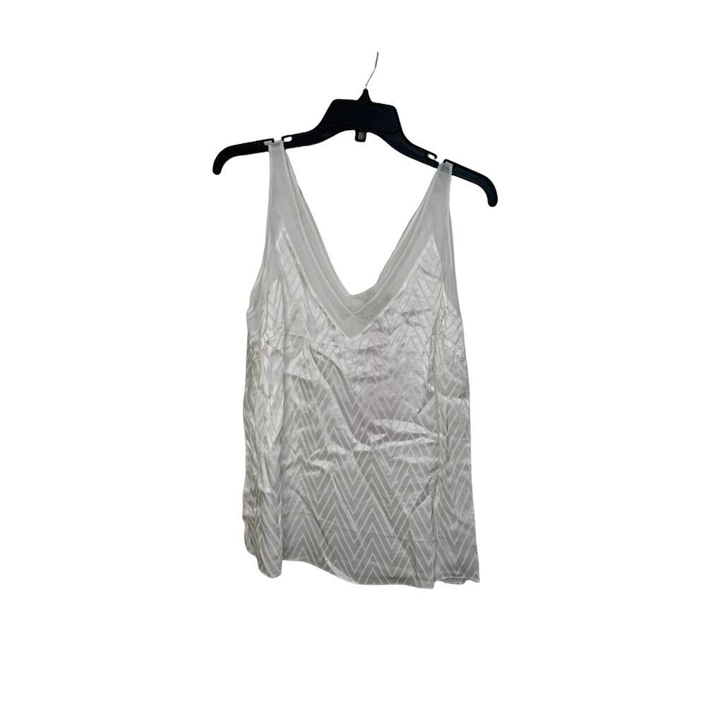 Ted baker cami top with ivory mesh chevron print v neck size Size 5 NWT $149